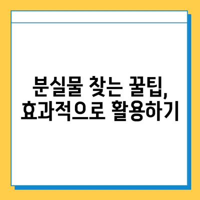 분실물 찾기 가이드| 112번으로 안전하게! | 분실 신고, 찾는 방법, 주의 사항