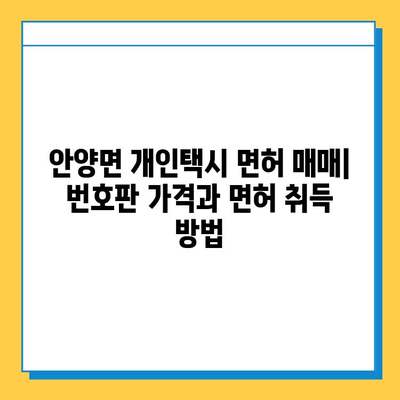 전라남도 장흥군 안양면 개인택시 면허 매매 가격| 오늘 시세 확인 및 자격, 월수입, 양수교육 정보 |  번호판, 넘버값, 면허 취득