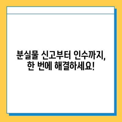 대중교통 분실물 찾기, 이제