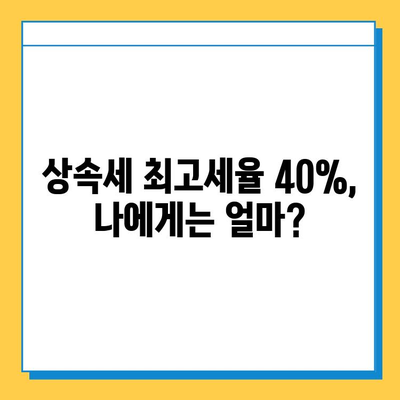 상속세 최고세율 40%, 자녀 공제 5억원? 알아두면 유리한 상속세 절세 전략 | 상속, 증여, 세금, 절세, 가이드