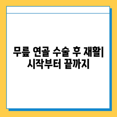 무릎 연골 수술 후 빠른 회복을 위한 재활 가이드 | 무릎 연골 수술, 재활 운동, 회복 기간