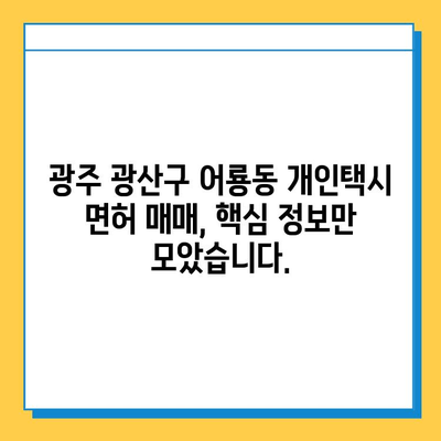 광주 광산구 어룡동 개인택시 면허 매매 시세| 오늘 가격, 넘버값, 자격조건, 월수입, 양수교육 |  자세한 정보와 팁