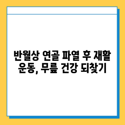 무릎 구부리기 시 통증? 반월상 연골 파열 의심 증상과 치료법 | 무릎 통증, 관절, 운동, 재활