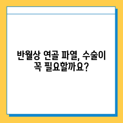 반월상 연골 파열, 수술 시기와 재활 성공 가이드 | 통증 완화, 회복 과정, 운동법