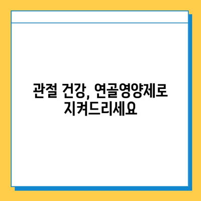 부모님 건강 선물, 관절 연골영양제 추천 가이드 | 효능, 제품 비교, 선물 포장 팁
