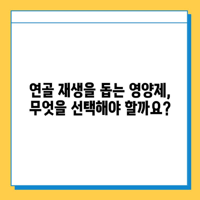무릎 연골 건강을 위한 관절 통증 완화 영양제 성분 가이드 | 무릎 통증, 연골 재생, 관절 건강, 영양제 추천
