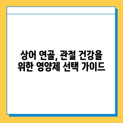 상어 연골 관절염 치료| 효과적인 관절염증약 정보 | 상어 연골, 관절염, 건강, 영양제