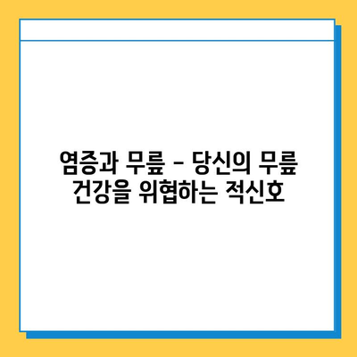 염증과 무릎| 힘줄과 연골에 미치는 영향 | 무릎 통증, 염증 원인, 치료법, 예방